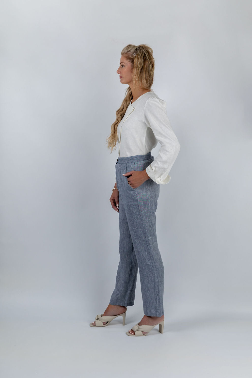 Coastline Classic Trousers in Blue