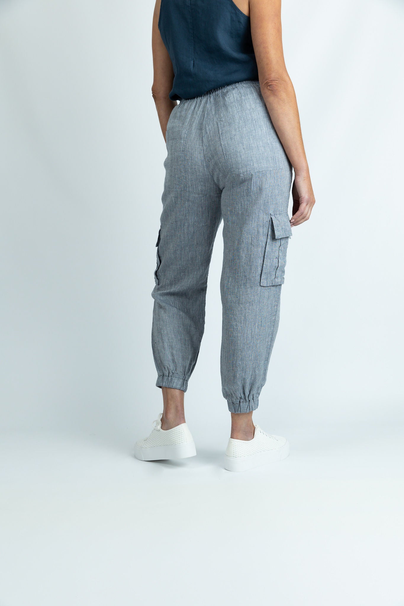 Trailblazer Cargo Pants in Greyish Blue